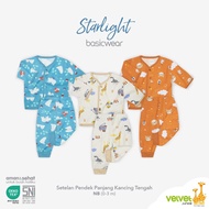 VELVET 3 PCS Newborn Long Suit 3pcs STARLIGHT