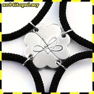 XOPNL Four-leaf Clover Magnetic Best Friendship Bracelets For 4pcs Women Men Magnet Heart Best Frien