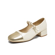 BASTO Womens Mary Jane Pumps Shoes รองเท้าแมรี่เจน รองเท้าส้นสูง W1227