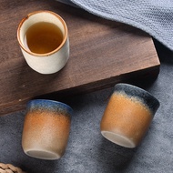 Vertical Handmade Ceramic Mug Coarse Ceramic Mug Tea Mug Drinking Mug Coffee Mug Matcha Mug Tea Cup 