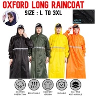 Baju Hujan #ReadyStock Baju Hujan Motosikal Baju Hujan Baju Hujan panjang jaket dewasa wanita dan le