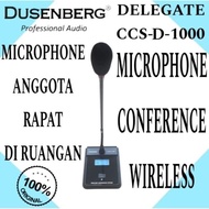 DUSENBERG DELEGATE CCS-D-1000 WIRELESS CONFERENCE MIC, MEETING ANGGOTA MICROPHONE