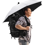 G4Free 46 Inch Large Hiking Umbrella Ultralight UV Silver Reflective Full-size Trekking Backpacking 