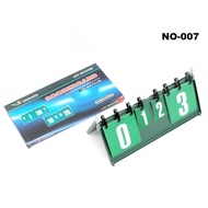 Table tennis scoreboard 0 - 30 points / Hard plastic and foldable