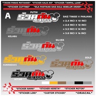 LINK A/B STICKER MIKADO 2 WARNA = STICKER CERMIN STICKER CUTTING =