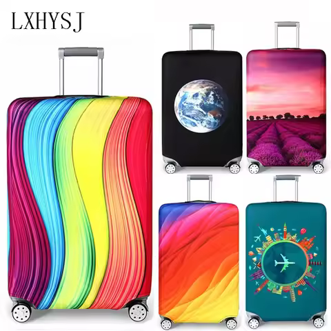 LXHYSJ Elastic Luggage Cover Luggage Protective Covers For 18-32 Inch Trolley Case Suitcase Case Dus