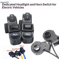 [WY3] 1/3Pcs Motorcycle Accessories 3in1 E-bike Light ON-OFF Switch Horn Turn Signal Switches For Mo