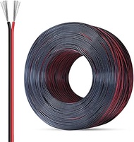 20Gauge-30Gauge Red Black Parallel Power Cable Tinned Copper Core (15ft-200ft) - Soft Electrical Wir