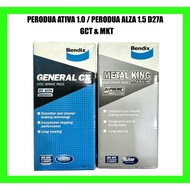 BENDIX BRAKE PAD PERODUA ATIVA / ALZA D27A GENERAL CT & METAL KING