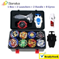 Beyblade Burst Toy Set With Light Handle Launcher Beybalde Kid's Beyblade Toys Boy Gifts