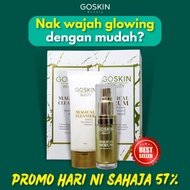 [Original HQ] GoSkin Set Cleanser & Serum – Cerah, Glowing, Hilangkan Eyebag & Jerawat