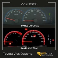 Vios NCP93 Papan Panel Meter Custom Vios Dugong
