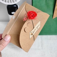 For you rose card as a gift For friends and relatives