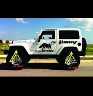 stiker mobil Jeep badak adventure stiker variasi mobil katana jimny