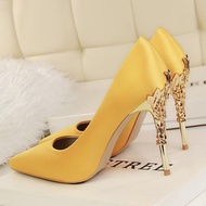 [Hàng quốc tế  Lưu ý thời gian giao hàng dự kiến]Fashion High-Heeled Shoes Thin Heels Ladies Wedding