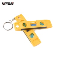 KIPRUN Mini 3 Bubble Level Ruler with Keychain Level Horizontal Ruler 3 Bubble Spirit Level Magnetic