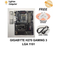 【USED】 GIGABYTE H270 GAMING 3 Motherboard | H270 | LGA 1151 | Intel 6th, 7th Gen Intel | ATX