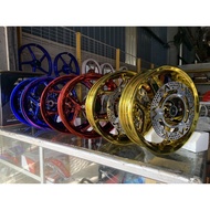 NMAX155 V1 ASIO STD CHROME COLOUR SPORT RIM + DISC (250/350-13)