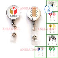 ID Card Yoyo Panwaslu Bawaslu Gantungan ID Card Holder Logo Panwaslu - Aneka Topi / 3pcs
