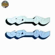 Supreme Lowdown font sticker streetwear sticker