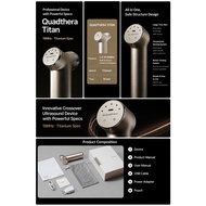 [QUADTHERA] Titan T1 Korean Ultrasound Skin Care Device | 4-Frequency 1/3/10/19MHz | Titanium Head