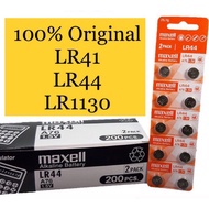 Battery LR41,LR44,LR1130, Maxell-Micro Alkaline