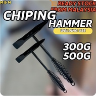Welding Chipping Hammer 300g / 500g With Spring Handle Welding Slag Hammer Welding Cleaning Tool
