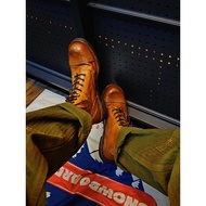 British Style Washable First Layer Cowhide 8111 Handmade Martin Boots Men's Shoes American Retro Mot