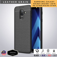 Samsung Galaxy A6+ 2018A6 Plus 2018A8+ 2018 A8 Plus 2018A8 StarA9A9 Star Slim Leather Laychee Graine