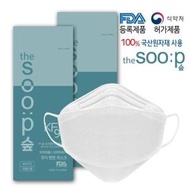 韓國 - 더숲韓國醫藥用品KF94口罩 1包5個 (白色)