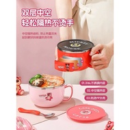 900ML Stainless Steel Cartoon Bowl With Lid & Handle | 316L Lunch Bowl Mangkuk Bertutup Mickey / Lot