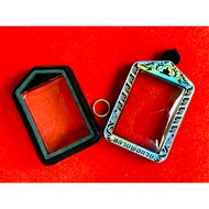 ♚ตลับพระหลวงพ่อกวย กรอบพระใส่รูปถ่ายปี61-67หลวงพ่อกวย♭