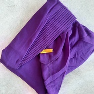 Jilbab Khimar Ceruti Kerut Samping/Khimar Ceruti 2 Layer