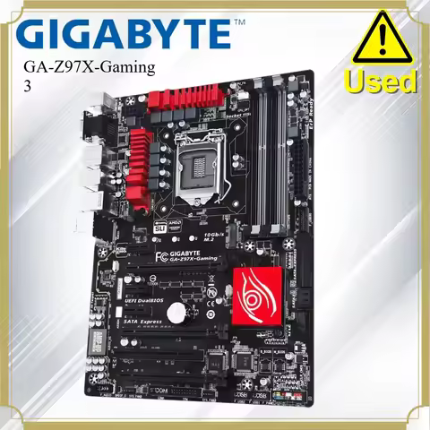GIGABYTE GA-Z97X-Gaming 3 ATX Desktop Mainboard Intel Z97 LGA 1150 Socket DDR3 Up To 32GB USB 2.0 & 