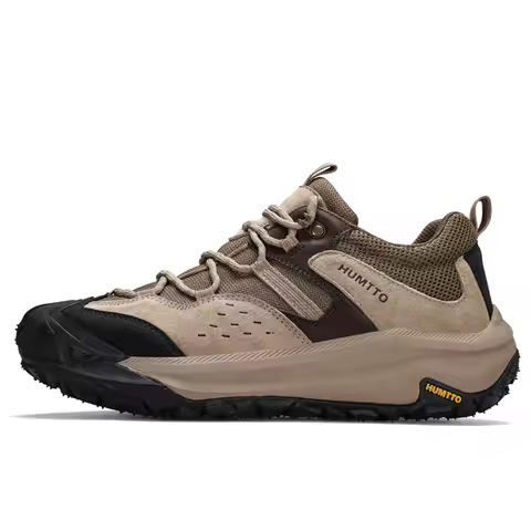 HUMTTO cowhide Outdoor Men's Hiking boots waterproof hunting Boots Walking Sneakers Tactical Desert 