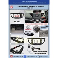 Android Player Casing 10" Honda Crv G4 2012-2016