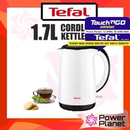 TEFAL 1.7L Cordless Kettle SAFE'TEA KO2601 Double layer White KO260165
