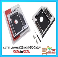 HDD Caddy 9.5mm SATA 3.0 2.5 Inci Hard Disk Drive Kandang SSD Case Kotak untuk Laptop CD-ROM DVD-ROM