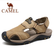 CAMEL_ Summer Sports Sandals Casual Men Sandals Beach Shoes Cowhide Outdoor Sandals