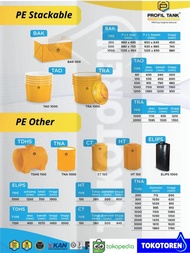 Tangki Air Profil Tangki Tao 100 Liter / Toren Garansi