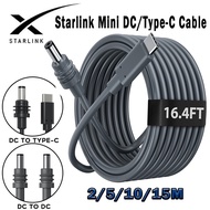 For Starlink Mini DC To DC/Type-C Extension Cable Waterproof Cable For Starlink Spacex Mini DC Power