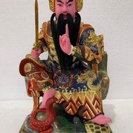 patung dewa hian tian/ siong te kong-kayu-16inch- l-23-mm