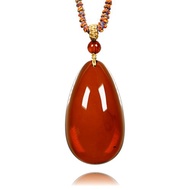 【正佳珠寶】琥珀血珀 高淨體血珀水滴 14.2g 琥珀血珀吊墜