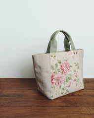 現貨!【BVM/經典手提袋(中)】秋日玫瑰 日本帆布 可加購斜揹帶!