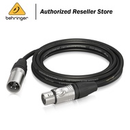 Behringer GMC-600 Gold Performance 6m (19.7ft) Microphone Cable with XLR Connectors (GMC600 / GMC 60