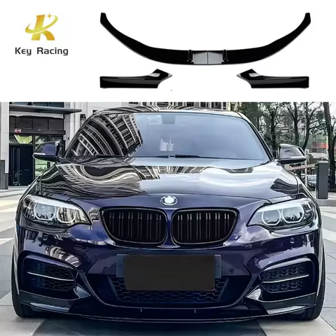 F22 F23 M2 Front Bumper Lip For BMW 2 Series F22 F23 M235i M240i M-Sport 2014-2019 MP Style Front Li