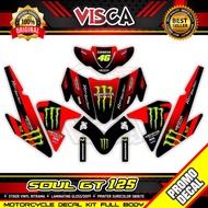 Decal Soul GT 125 Full Body Sticker Soul GT 125 Striping Soul GT 125 Sticker Soul GT 125 Full Block 