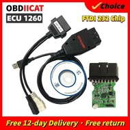 Best Quality Galletto 1260 Chip Tuning Tool EOBD ECU Flasher Green PCB FTDI Ft232rq Read&Write Free