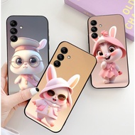 Samsung a24 4g / ss a04s / ss a13 5g / ss a55 5g / m35 5g / m55 5g Case With Super cute Rabbit Print