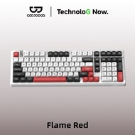 GOOJODOQ Gasket Mechanical Keyboard  2.4G Wireless Bluetooth 5.0 and Wired Connection 16 Million Tru
